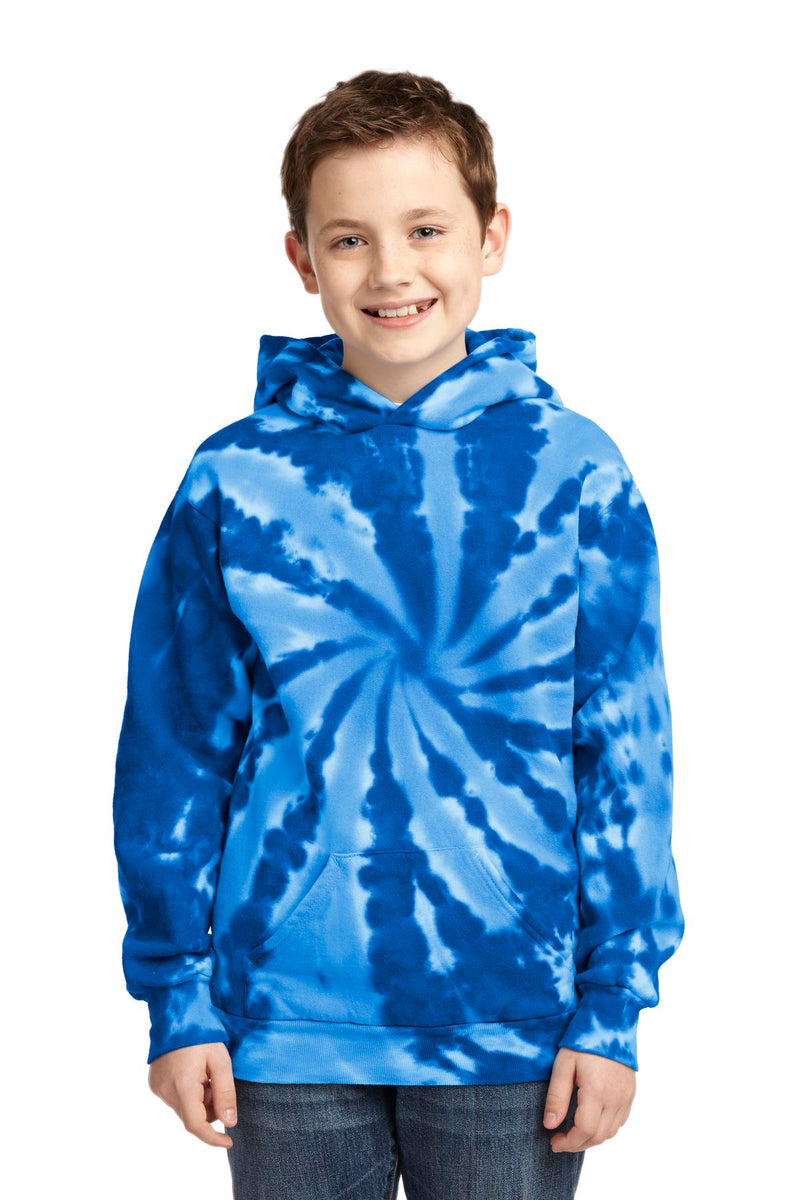 Port & Co ™  Youth Tie-Dye Pullover Hooded Sweatshirt. PC146Y