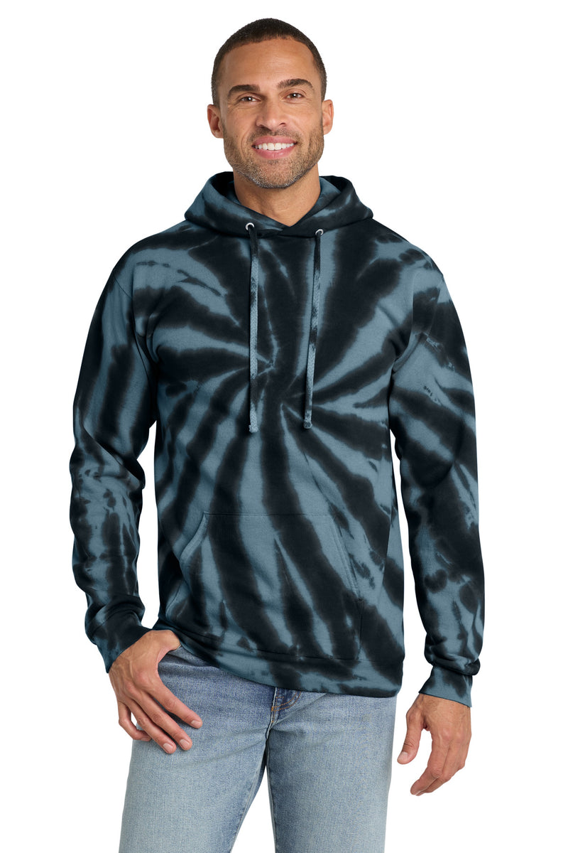 Port & Co ™  Tie-Dye Pullover Hooded Sweatshirt. PC146