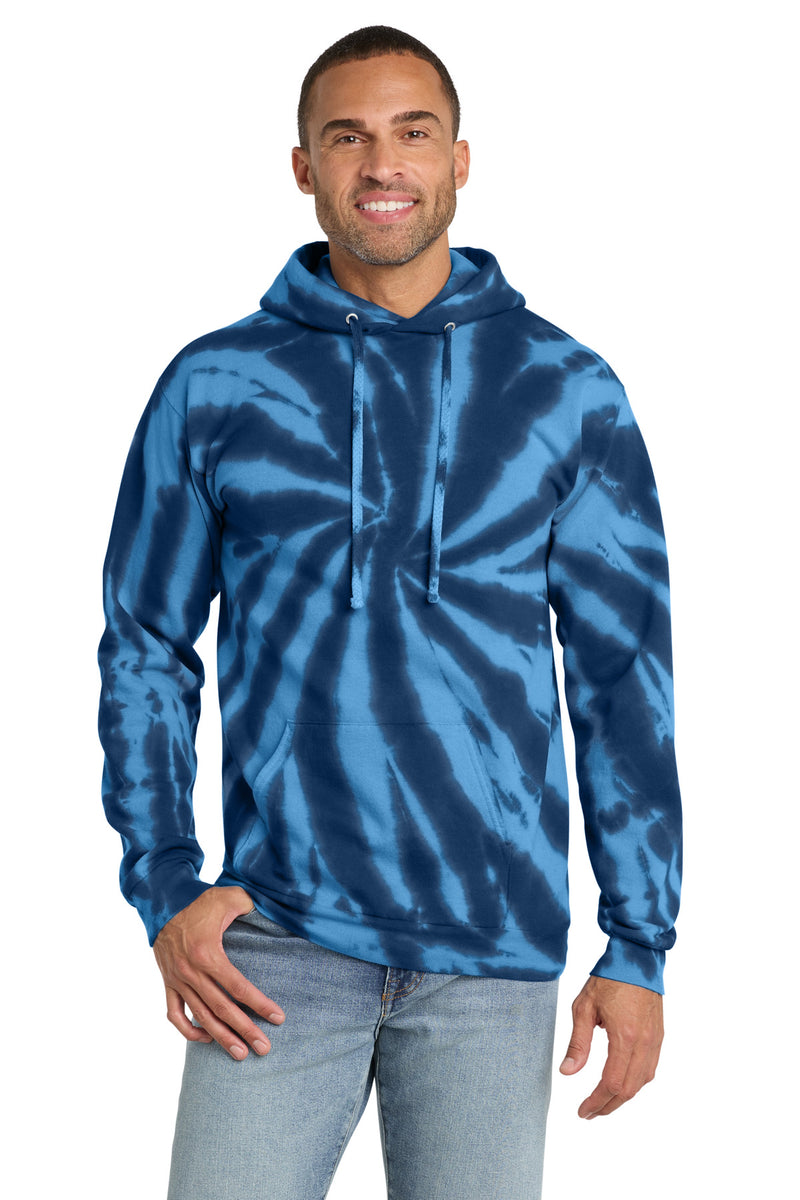 Port & Co ™  Tie-Dye Pullover Hooded Sweatshirt. PC146