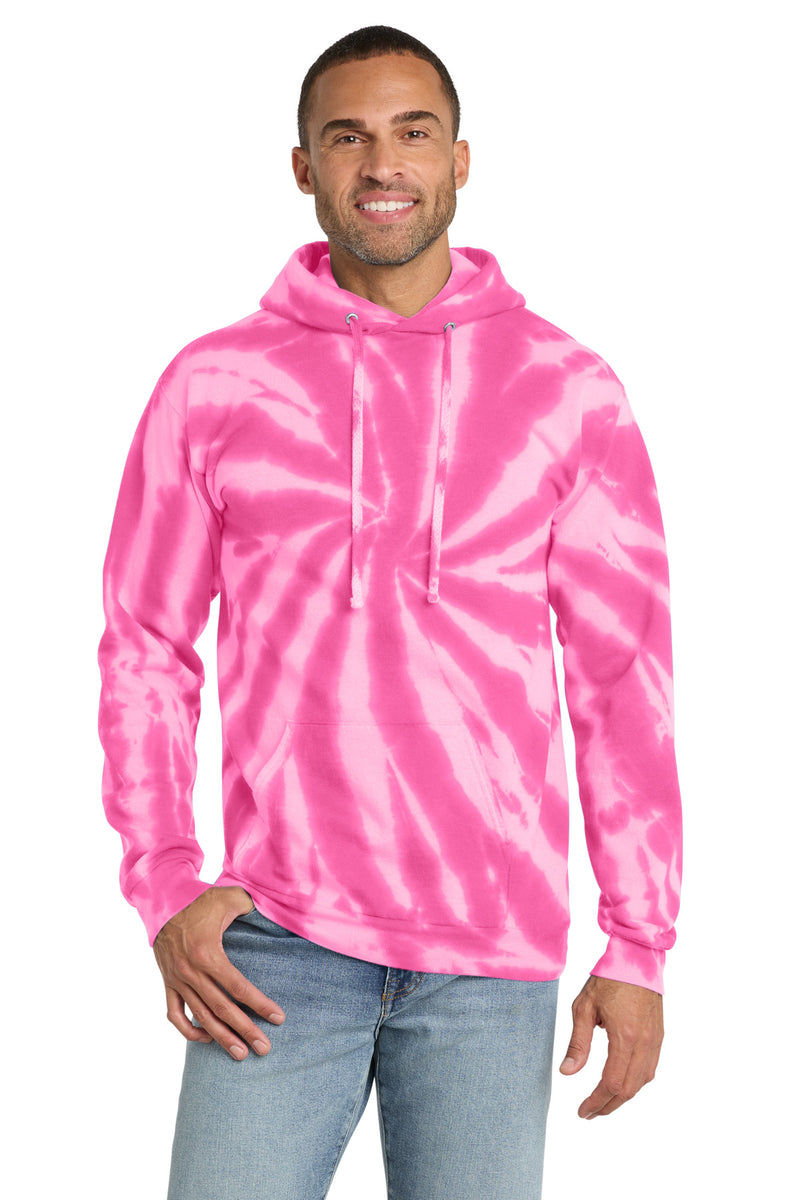 Port & Co ™  Tie-Dye Pullover Hooded Sweatshirt. PC146