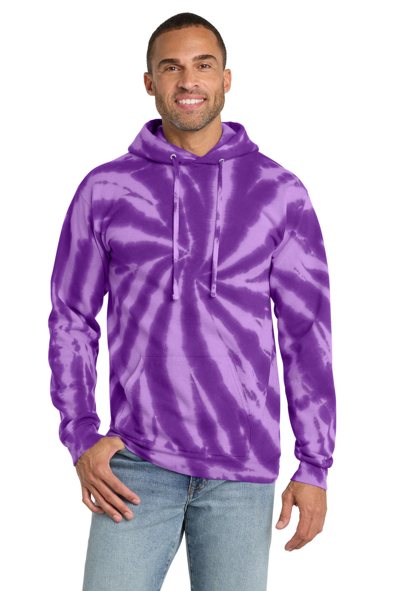 Port & Co ™  Tie-Dye Pullover Hooded Sweatshirt. PC146