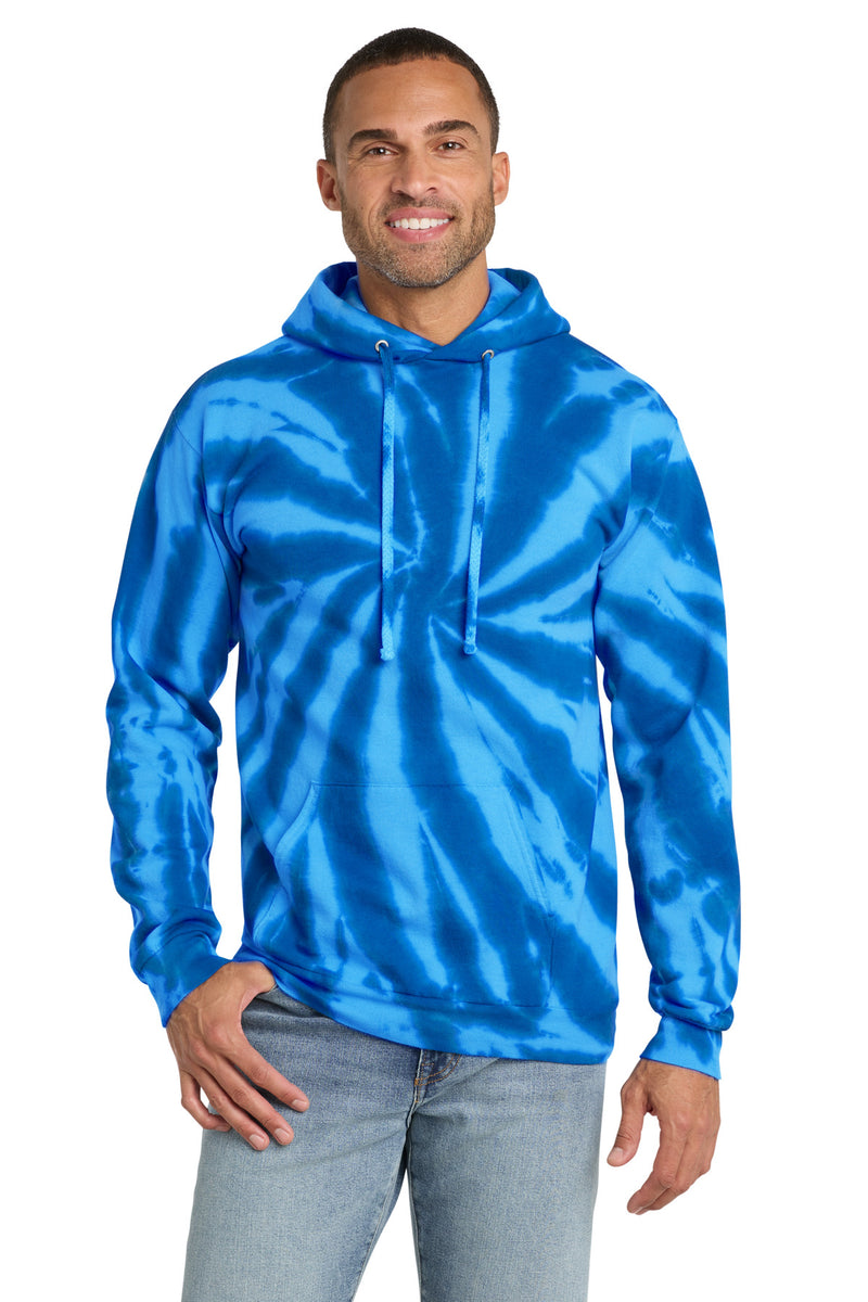 Port & Co ™  Tie-Dye Pullover Hooded Sweatshirt. PC146