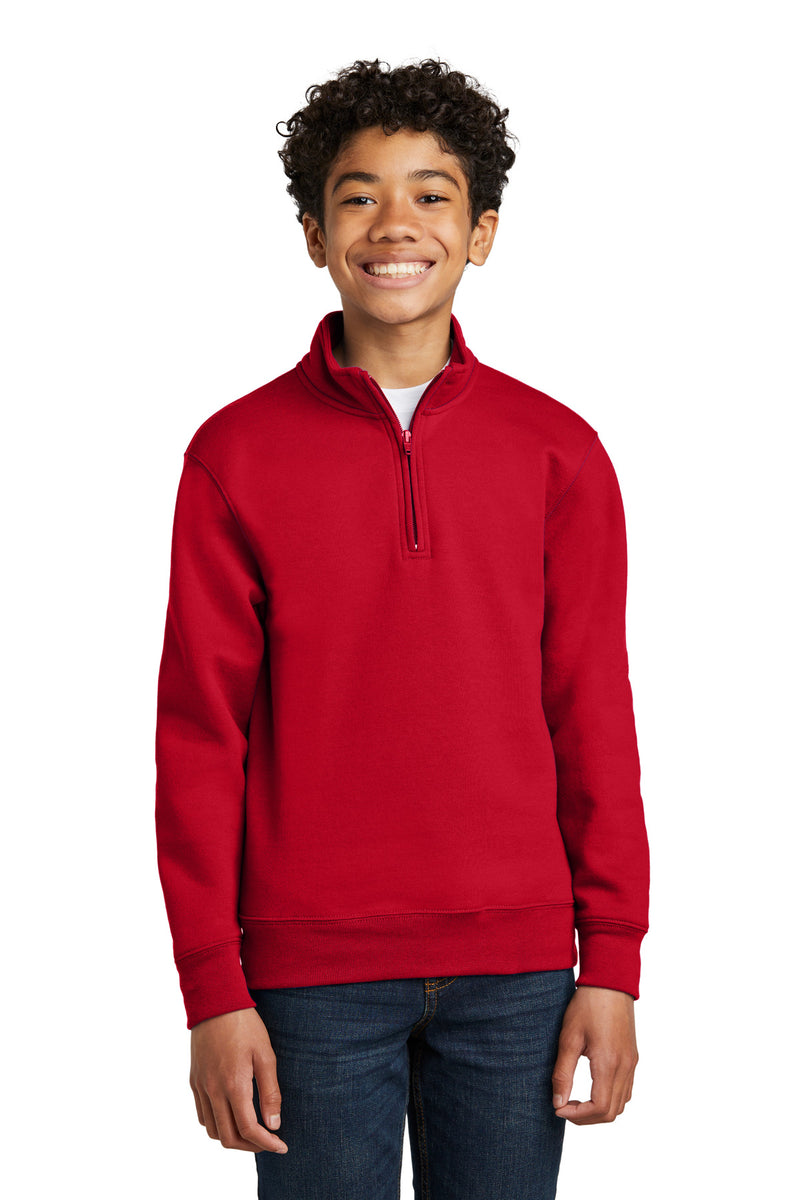 Port & Co ™  Youth Core Fleece 1/4-Zip Pullover Sweatshirt PC78YQ