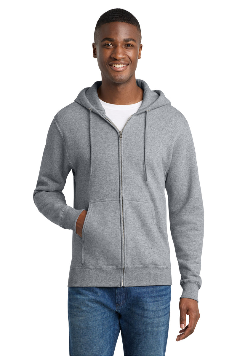 Port & Co ™  Core Fleece Full-Zip Hooded Sweatshirt. PC78ZH