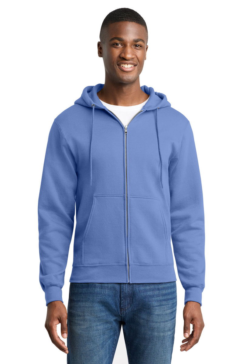 Port & Co ™  Core Fleece Full-Zip Hooded Sweatshirt. PC78ZH