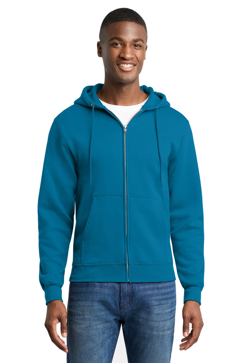 Port & Co ™  Core Fleece Full-Zip Hooded Sweatshirt. PC78ZH