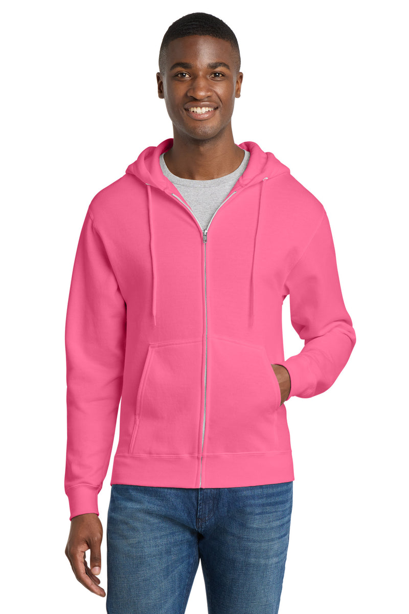 Port & Co ™  Core Fleece Full-Zip Hooded Sweatshirt. PC78ZH
