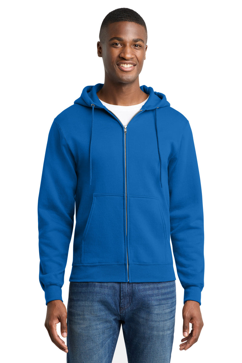 Port & Co ™  Core Fleece Full-Zip Hooded Sweatshirt. PC78ZH