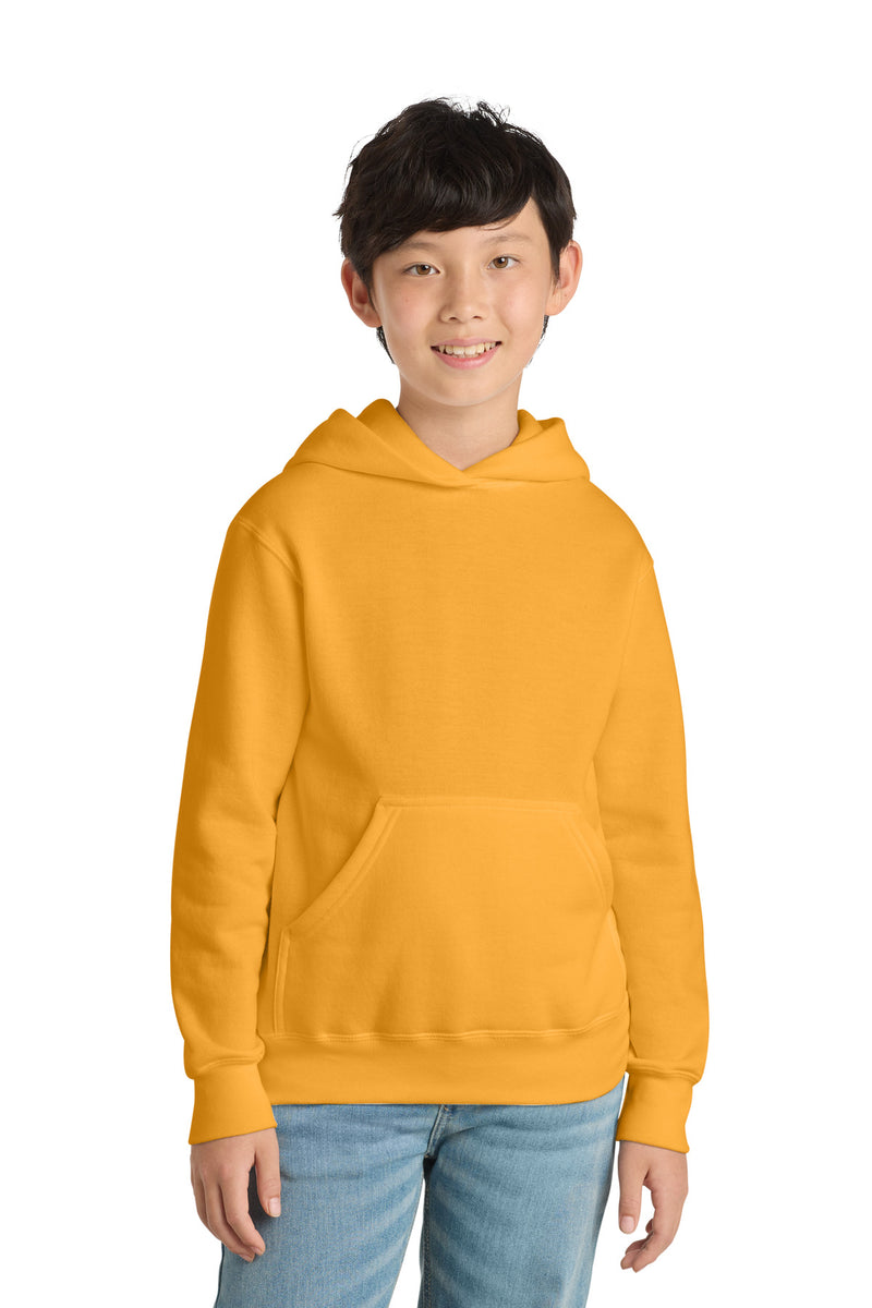 Port & Co ™  Youth Core Fleece Pullover Hooded Sweatshirt.  PC90YH