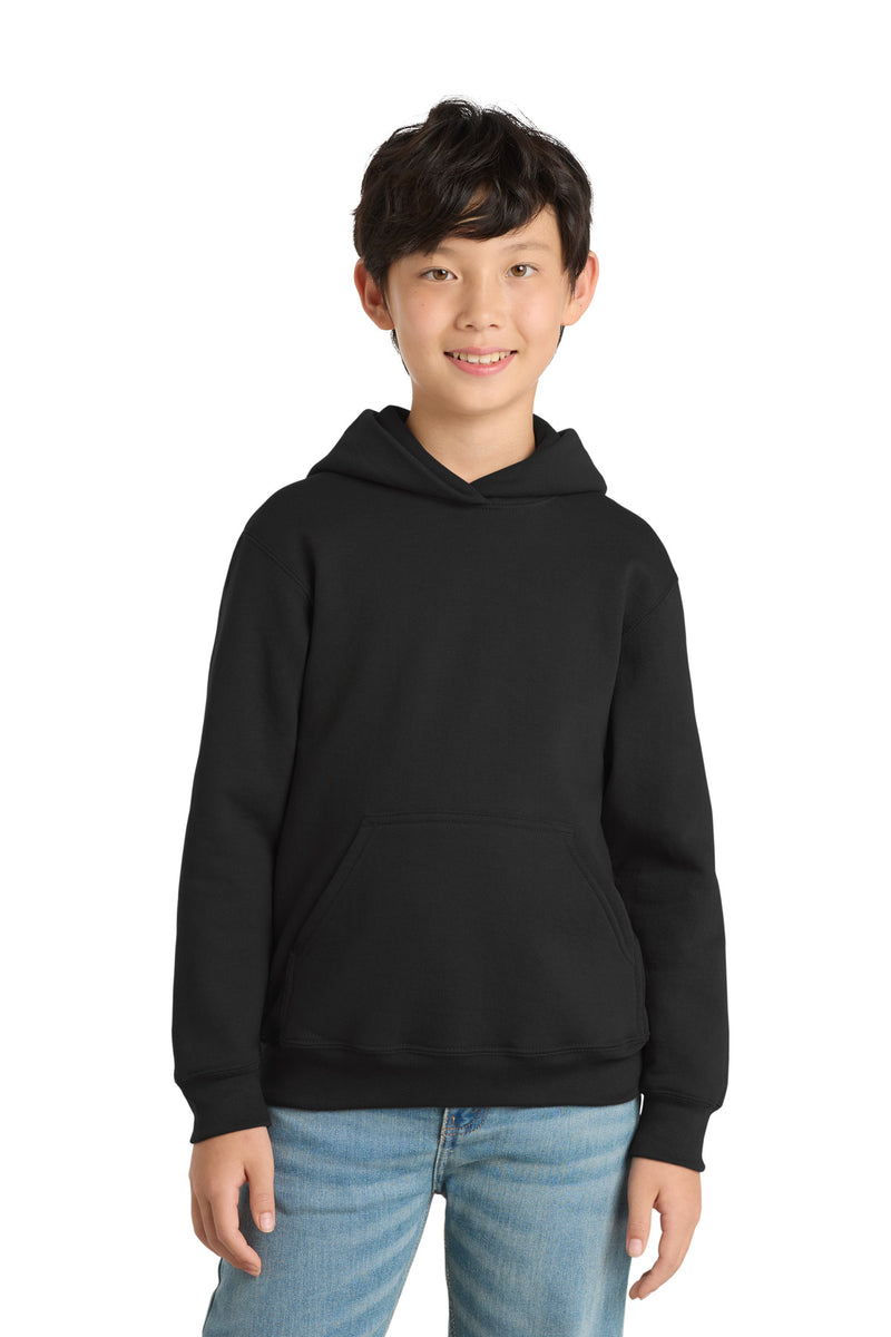 Port & Co ™  Youth Core Fleece Pullover Hooded Sweatshirt.  PC90YH