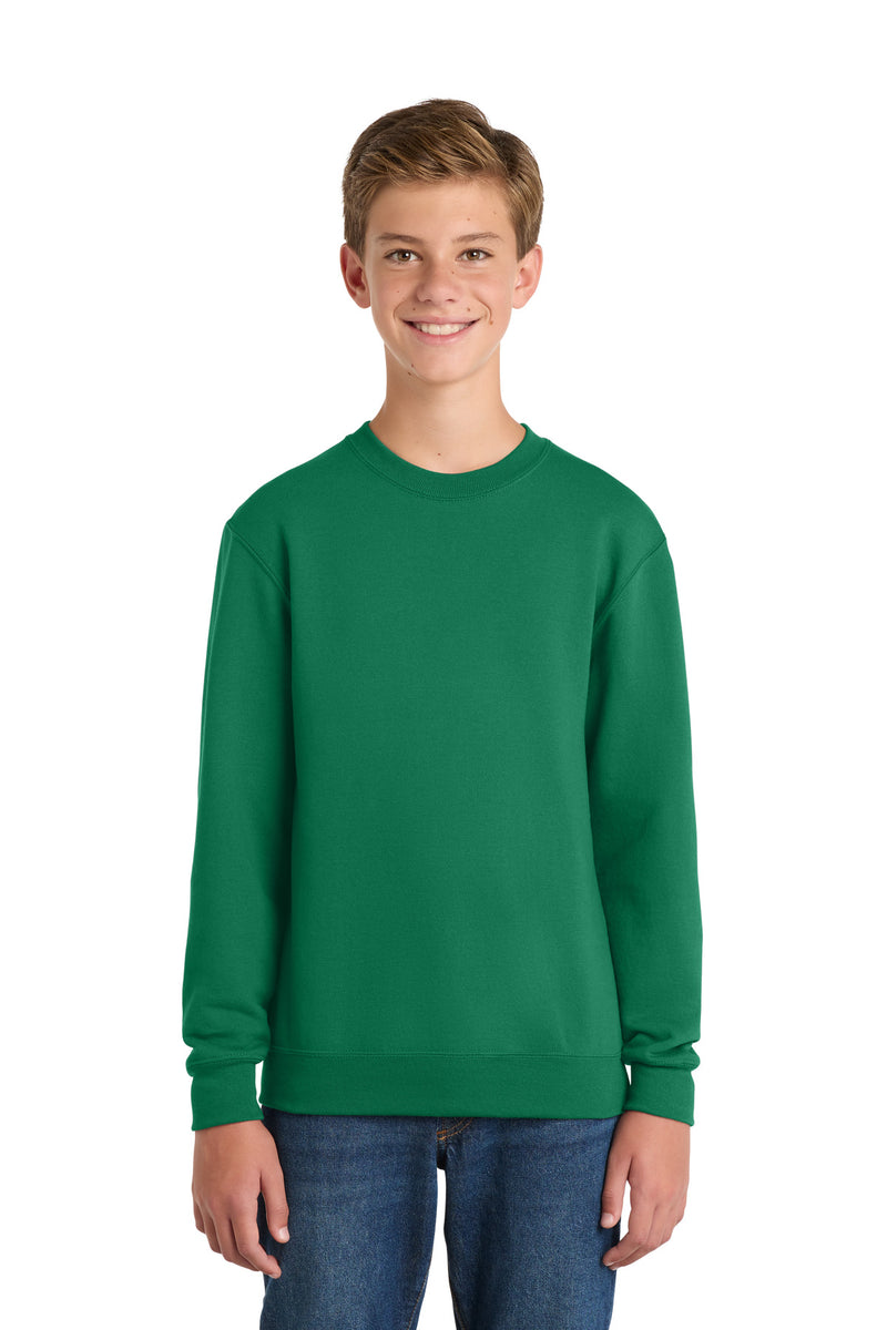 Port & Co ™  Youth Core Fleece Crewneck Sweatshirt.  PC90Y