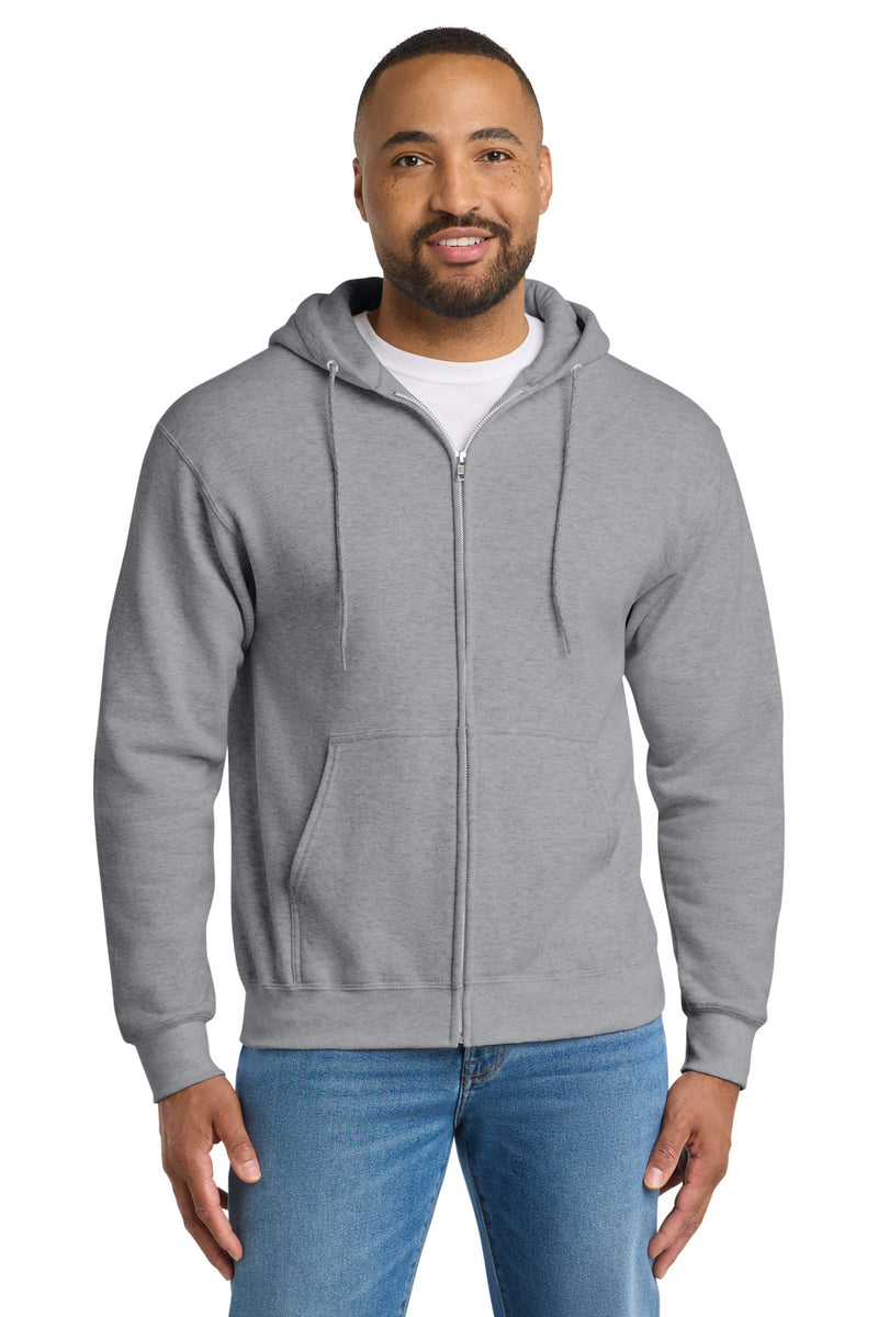 Port & Co ™  Tall Essential Fleece Full-Zip Hooded Sweatshirt. PC90ZHT