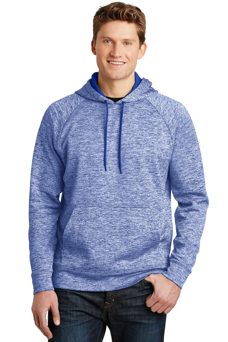 Sport-Tek ®  PosiCharge ®  Electric Heather Fleece Hooded Pullover. ST225