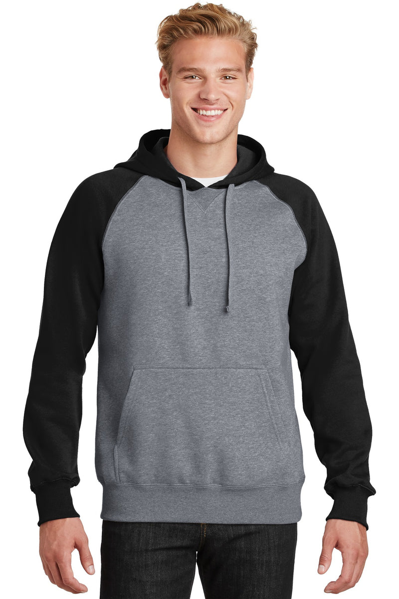 Sport-Tek ®  Raglan Colorblock Pullover Hooded Sweatshirt. ST267