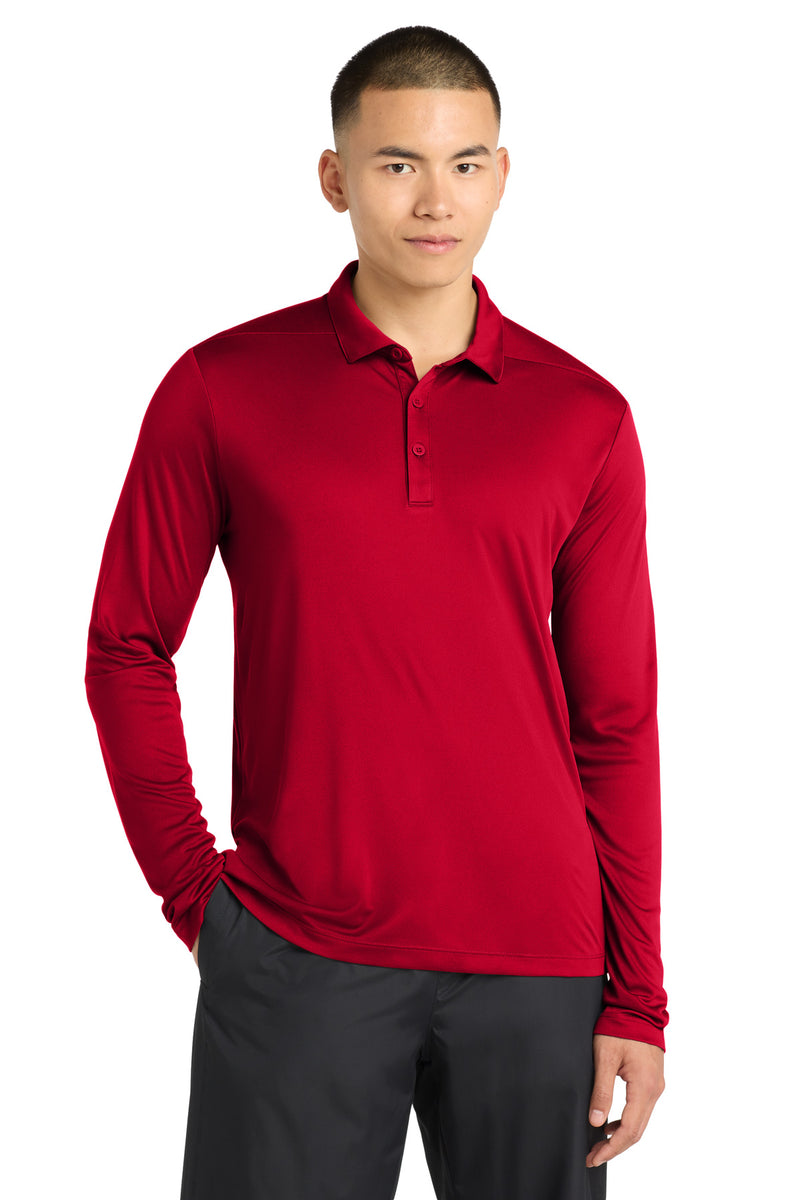 Sport-Tek  ®   Posi-UV ®   Pro Long Sleeve Polo. ST520LS