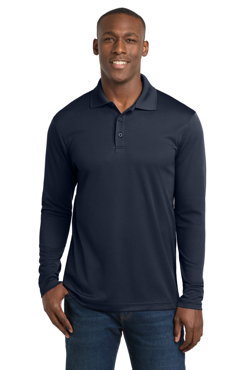 Sport-Tek  ®  PosiCharge  ®  RacerMesh  ®  Long Sleeve Polo. ST640LS