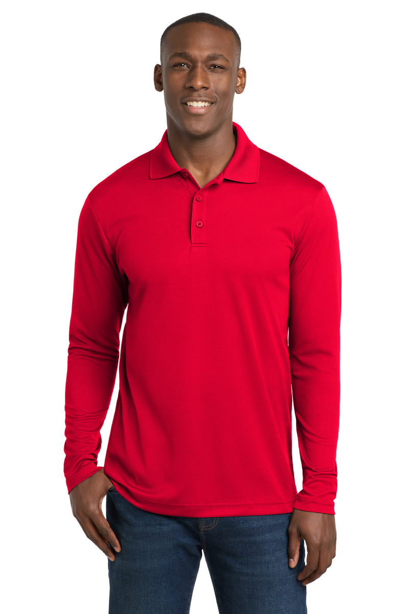 Sport-Tek  ®  PosiCharge  ®  RacerMesh  ®  Long Sleeve Polo. ST640LS