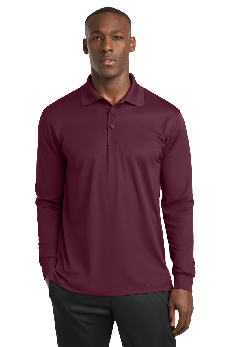 Sport-Tek ®  Long Sleeve Micropique Sport-Wick ®  Polo. ST657