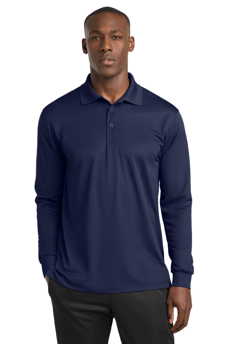 Sport-Tek ®  Long Sleeve Micropique Sport-Wick ®  Polo. ST657