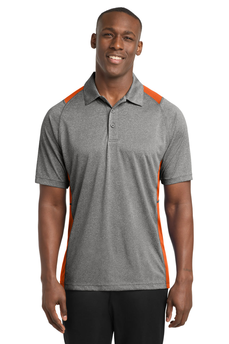 Sport-Tek ®  Heather Colorblock Contender ™  Polo. ST665