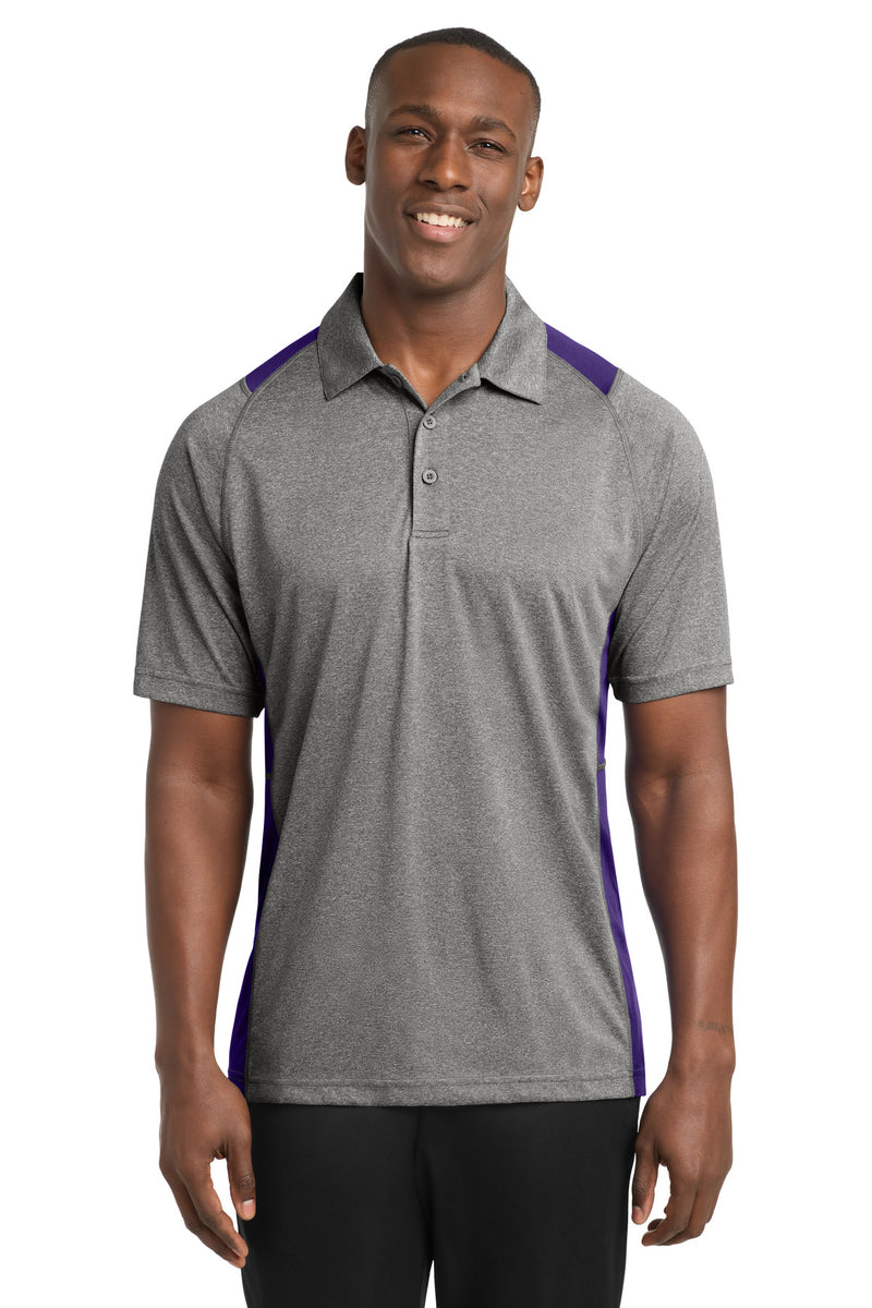 Sport-Tek ®  Heather Colorblock Contender ™  Polo. ST665