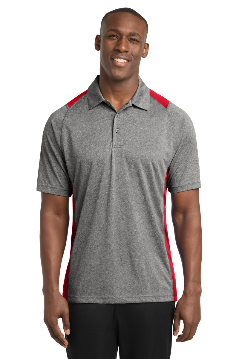 Sport-Tek ®  Heather Colorblock Contender ™  Polo. ST665