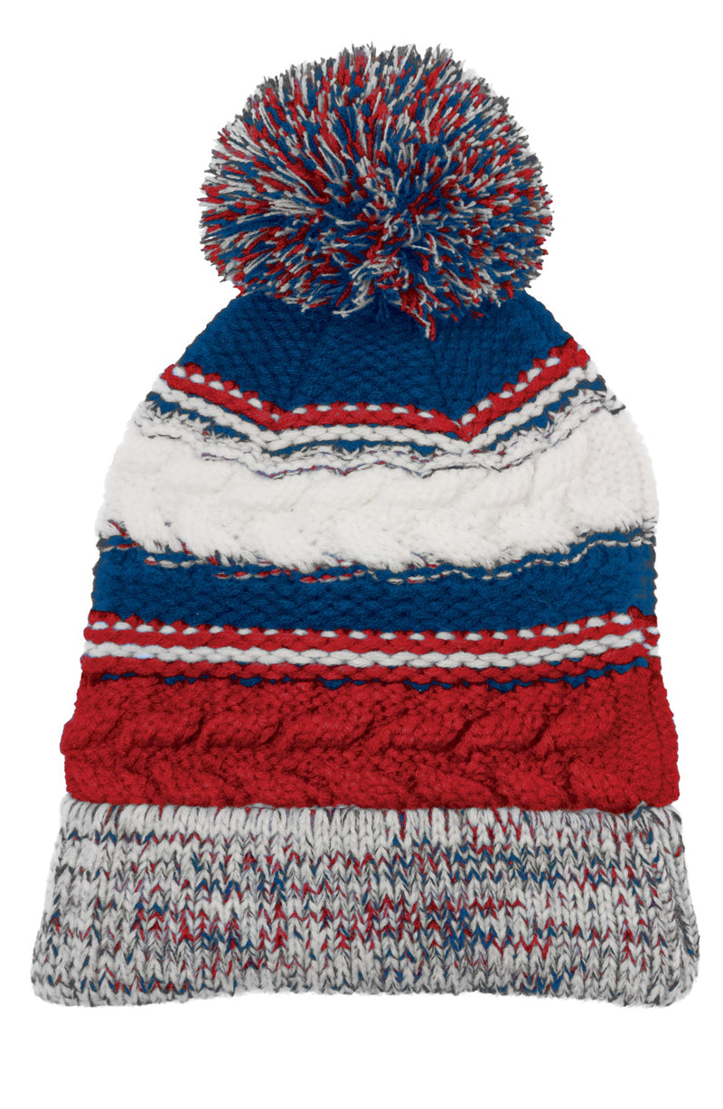 Sport-Tek ®  Pom Pom Team Beanie. STC21