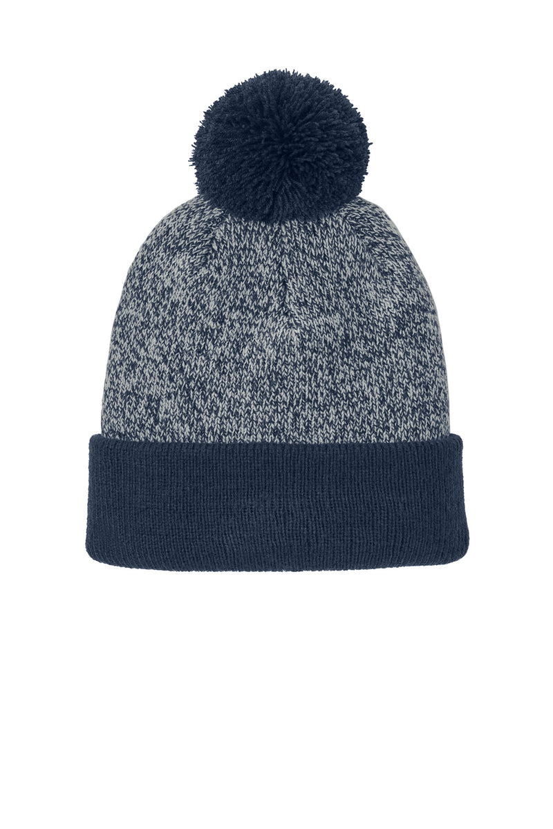 Sport-Tek ®  Halftime Heather Pom Beanie STC68