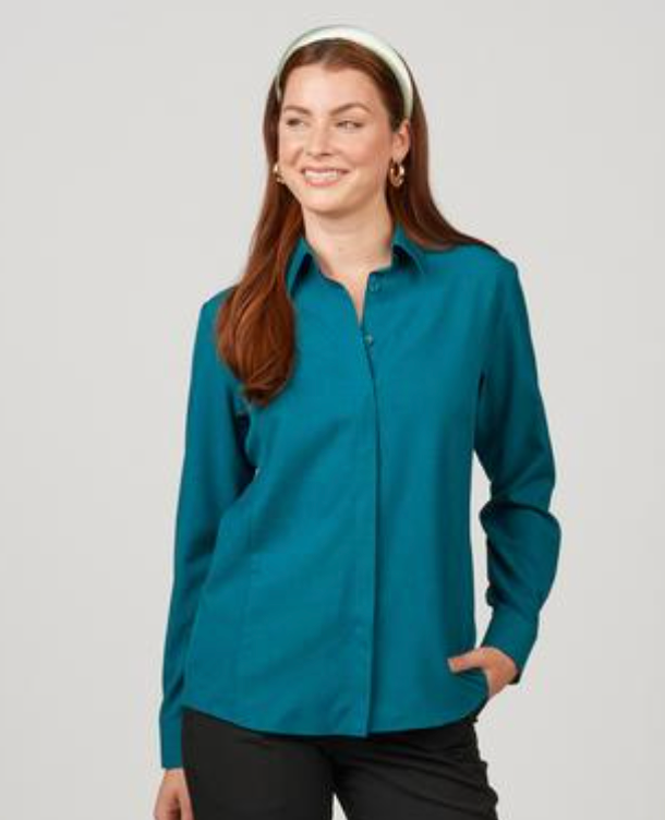 EDWARDS FLEXBATISTE CAFE LONG SLEEVE LADIES SHIRT