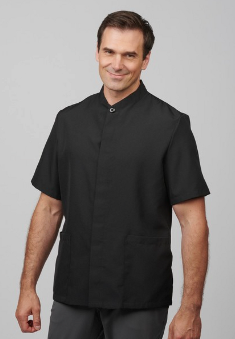 EDWARDS ESSENTIAL MENS ZIP FRONT SHIRT