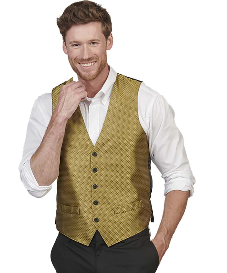 EDWARDS BROCADE MENS VEST