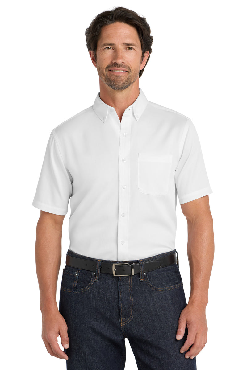 Port Authority ®  Short Sleeve SuperPro React ™  Twill Shirt. W809