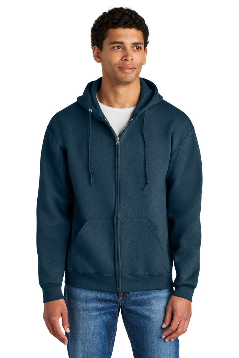 Jerzees Rugged ™  Unisex Full-Zip Hooded Sweatshirt Z12M