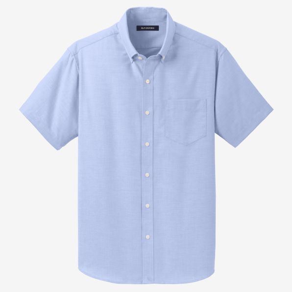 SuperPro  Short-Sleeve Oxford Shirt