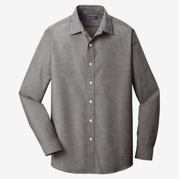 SuperPro Slim Fit Long-Sleeve Oxford Shirt