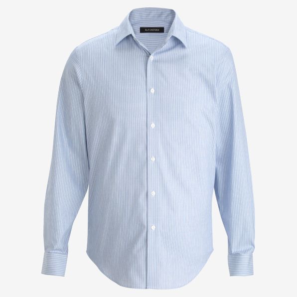 Wrinkle-Free Oxford Long-Sleeve Dress Shirt