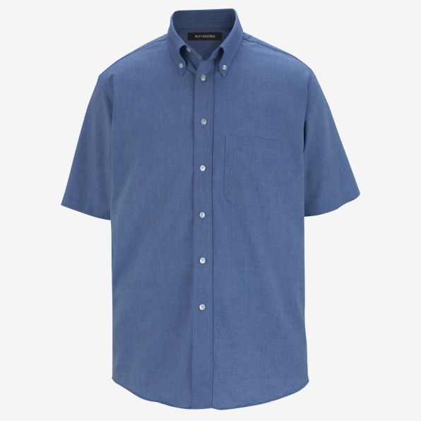 Easy-Care Oxford Short-Sleeve Dress Shirt