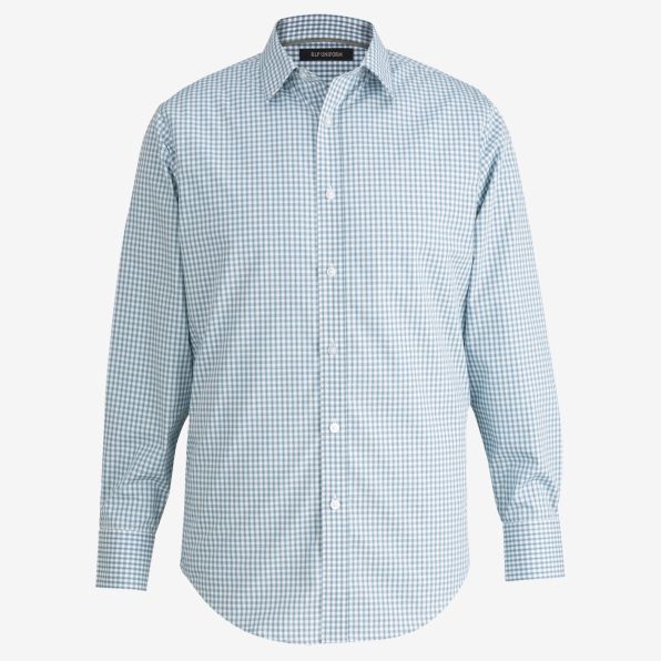 No-Iron Stretch Broadcloth Long-Sleeve Dress Shirt