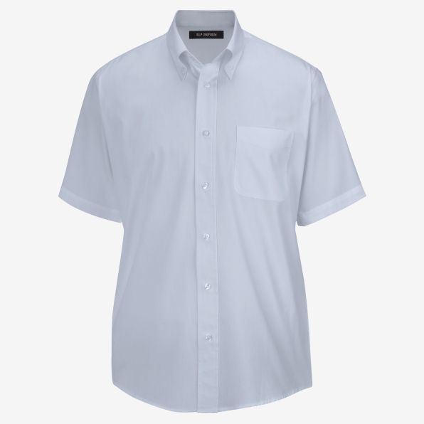 Pinpoint Oxford Short-Sleeve Dress Shirt