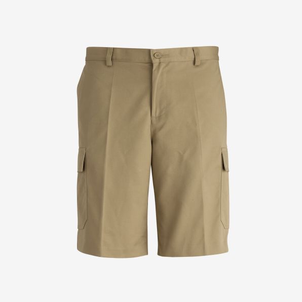 Casual Chino Flat-Front Cargo Short