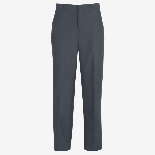 Washable Lightweight Microfiber Flat-Front Suit Pant