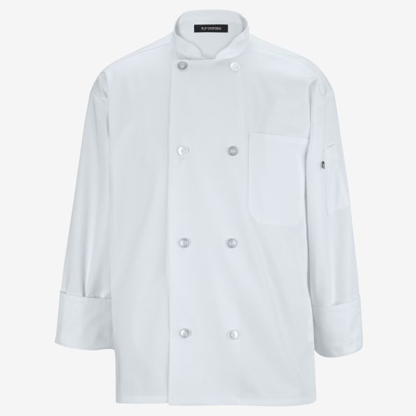 8 Button Long-Sleeve Chef Coat