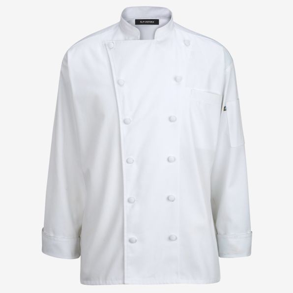 10 Button Classic Long-Sleeve Chef Coat