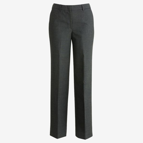 Wool Blend EZ-Fit Flat-Front Suit Pant