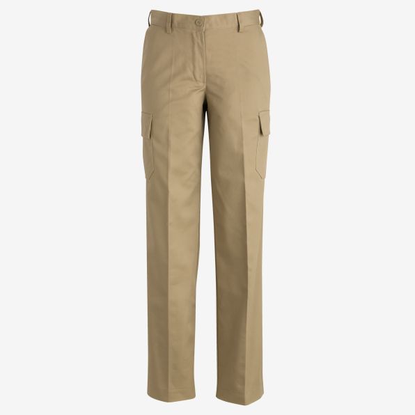 Casual Chino Flat-Front Cargo Pant