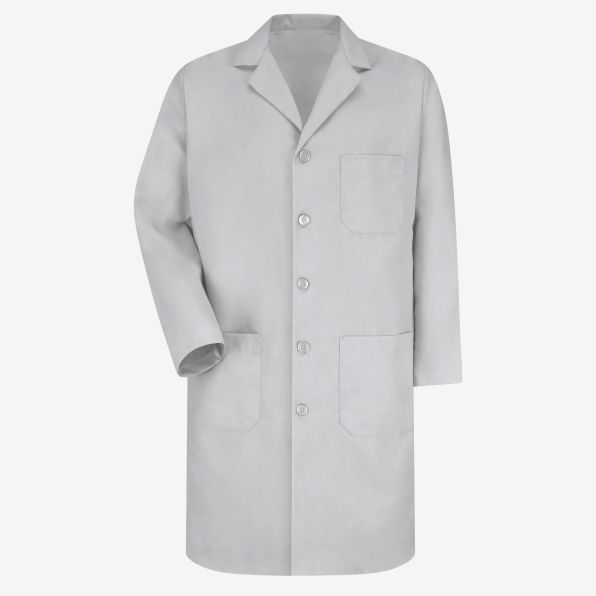 Button-Front Lab Coat