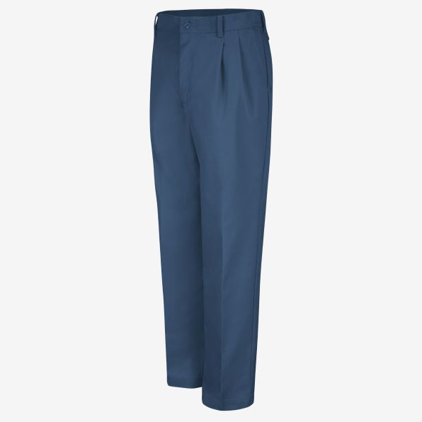 Pleated-Front Work Pant