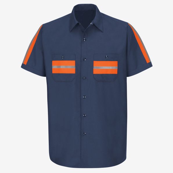 Enhanced Visibility Short-Sleeve Work Shirt