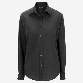 Cotton Plus Long-Sleeve Twill Shirt