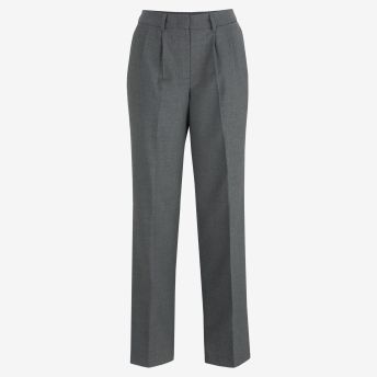 Washable Wool Blend Pleated-Front Dress Pant